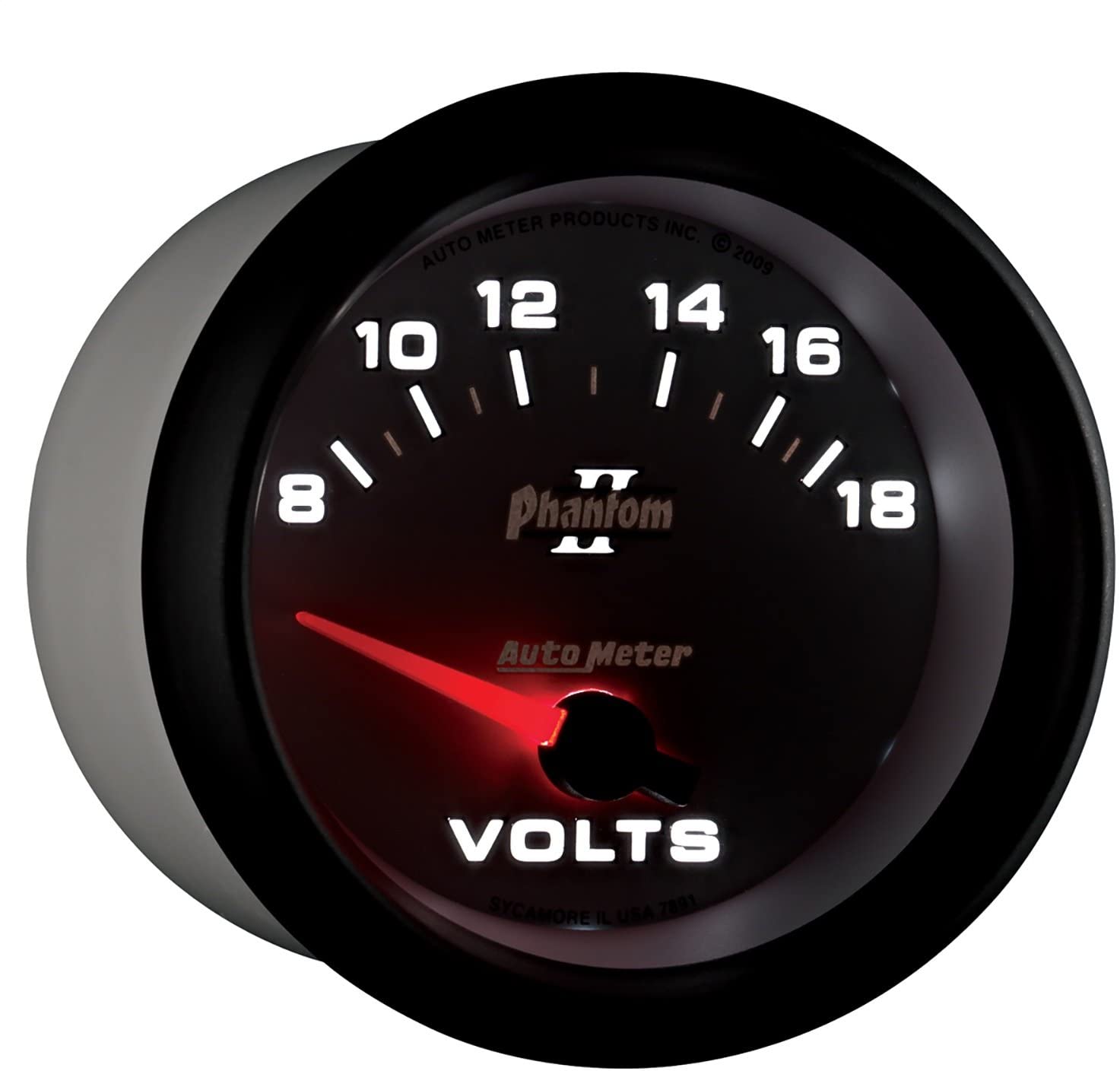 AUTO METER 7891 Phantom II Electric Voltmeter Gauge