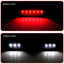 Third Brake Light LED 3rd Brake Light Rear Tail Brake Light Cargo Lamp Waterproof Smoke Lens Black Housing High Mount Brake Light Replacement fit for 2007-2013 Chevy Silverado GMC Sierra 25890530