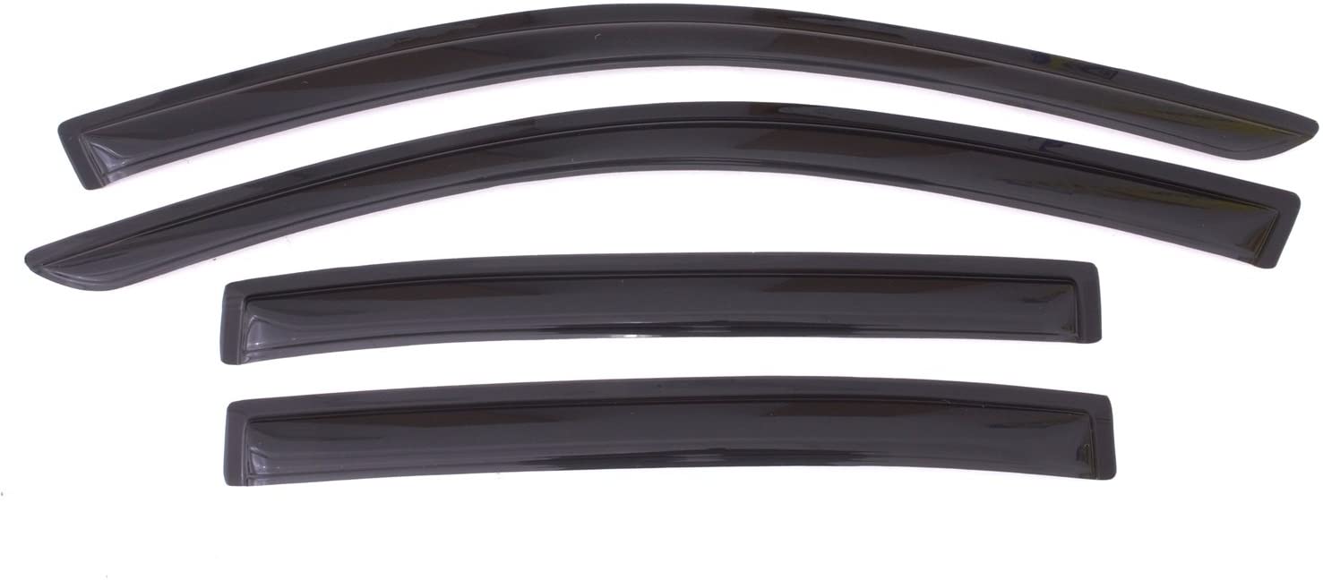Auto Ventshade 94535 Original Ventvisor Side Window Deflector Dark Smoke, 4-Piece Set for 2013-2017 Honda Accord
