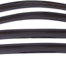 Auto Ventshade 94535 Original Ventvisor Side Window Deflector Dark Smoke, 4-Piece Set for 2013-2017 Honda Accord