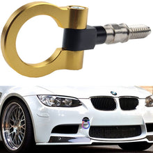 Dewhel Aluminum Track Racing Front Rear Bumper Car Accessories Auto Trailer Ring Eye Towing Tow Hook Kit Red Screw On For BMW 1 3 5 Series X5 X6 E36 E39 E46 E82 E90 E91 E92 E93 E70 E71 MINI Cooper
