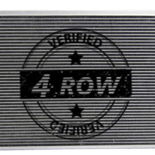 CoolingSky 62MM 4 Row All Aluminum Radiator for 70-89 GM Chevrolet/Buick/GMC Chevelle, El Camino, C/K Series Pickup, Impala Cutlass