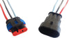 ZoneLiStore 3 Pin Way 16 AWG Waterproof Wire Connectors Plug 1.5mm Series Terminal Connector Pack of 5