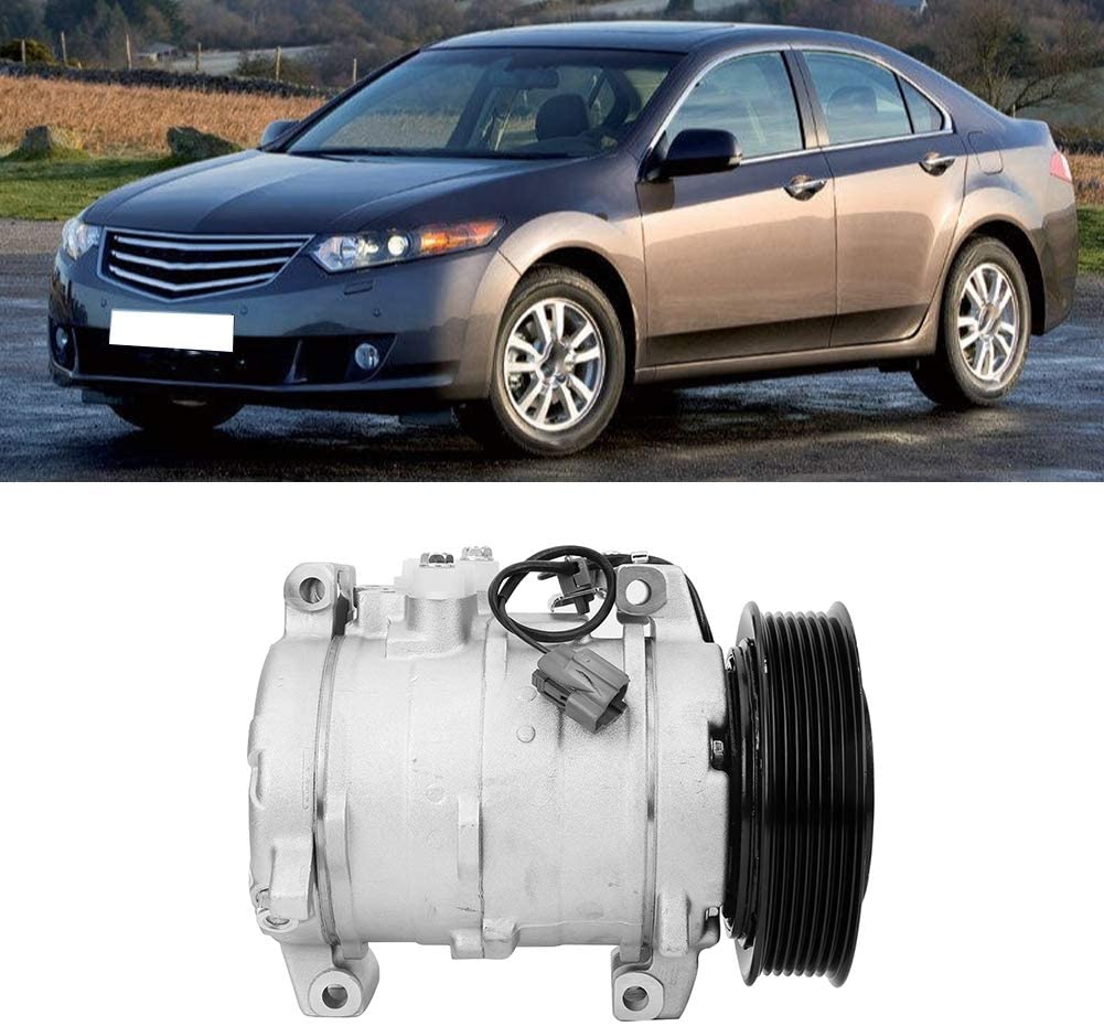 AC Compressor & A/C Repair Kit, Air Condition Compressor Replacement Part Fit for Honda Accord 2003-2007 CO28003C