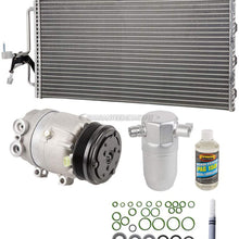 For Oldsmobile Intrigue 1999-2002 A/C Kit w/AC Compressor Condenser & Drier - BuyAutoParts 60-89780CK New