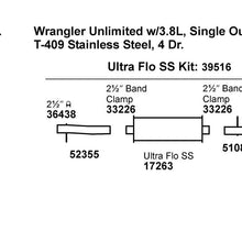 Dynomax 39516 Ultra Flo Stainless Steel Welded Cat-Back Single Exhaust System