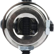LUJUNTEC Chrome Double Stainless Steel U-Joint 3/4 DD - 3/4 DD,Maximum Working Angle: 35 Degree Steering Shaft U Joint