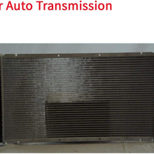 YHA 2 Row AT Radiator Automatic Transmission Assembly with Oil Cooler Compatible with 2001-2002 C3500HD C3500HD 8.1L V8 56mm Core CU2533