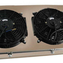 OzCoolingParts 3 Row Core Aluminum Radiator + 2 x 12" Fan w/Shroud Kit for 1967-1972 68 69 70 71 Chevy C10 C20 K10 K20 K30 Pickup Trucks and GMC More Models