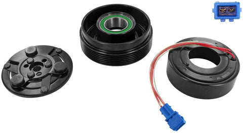 VEMO Air Conditioner Compressor Clutch compatible with Audi 8L FORD SEAT SKODA VW 1076012