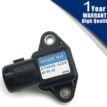 Intake Absolute Air Pressure Sensor Replacement For Honda Civic 1997 1998 2001 2005 v6 3.0 Accord Isuzu Acura Del Sol CR-V HR-V Crx Odyssey 079800-4250 Baro barometric pressure sensor Manifold Map