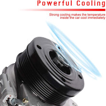 cciyu AC Compressor and A/C Clutches Set for Plymouth Voyager 1998-1999 Replacement fit for CO 23003C Auto Repair Compressors Assembly