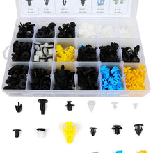 SCITOO 418Pcs Bumper Retainer Clips Kit Car Fastener Rivet Push Door Trim Panel Clips fit for GM Toyota Honda Ford Chrysler,18 Sizes