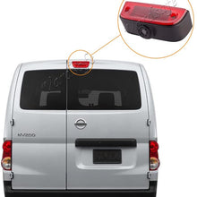 Vardsafe 200K Brake Light Backup Camera with Adjustable Lens & 7 Inch Clip-on Mirror Monitor for Nissan NV200