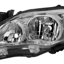 (U.S. Built) (Not fit S Model) Toyota Corolla 11-13 Driver Side Headlight (Left Side) Chrome