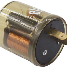 XtremeAmazing 12V 2 Pin Heavy Duty LED Electronic Fixed Turn Signal Flasher Relay Hazard Warning Light