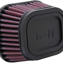 K&N Universal Clamp-On Filter: High Performance, Premium, Washable, Replacement Engine Filter: Flange Diameter: 1.9375 In, Filter Height: 2.25 In, Flange Length: 0.5 In, Shape: Round Tapered, RU-3460