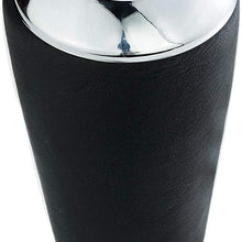 Arenbel 5 Speed Stick Shift Knob Leather Gear Shifting Shifter Head Knobs fit Most Manual Automatic Cars, (Black, Red)