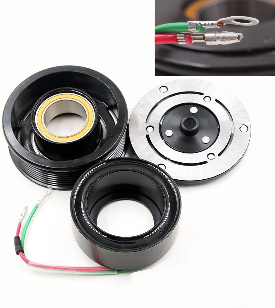 A/C Compressor Clutch Repair KIT CLUTCH Pulley Bearing Coil & Hub for 2002-2006 Honda CRV 2.4L