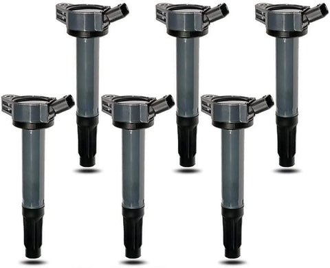 A-Premium Ignition Coils Pack Replacement for Avalon Camry Highlander RAV4 Sienna RX350 ES350 V6 3.5L 6-PC Set