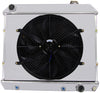 OzCoolingParts Chevy Radiator Fan Shroud Kit, 3 Row Core Aluminum Radiator + 16