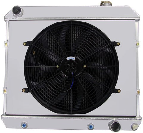 OzCoolingParts 3 Row Core All Aluminum Radiator + 16