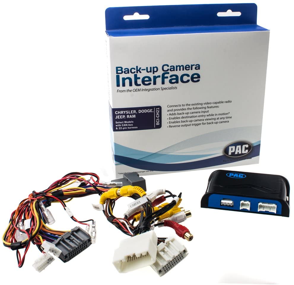 PAC BCI-CH21 Backup Camera/Navigation Unlock Interface (for Select Chrysler/Dodge/Jeep/RAM Vehicles) (w/o Back-Up Camera)