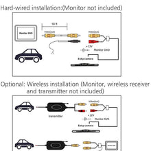 MUCH HD Car Rear View Reversing Backup Camera Automotive with Perfect Adjustable View Angle 8 LED Waterproof Lights Night Vision for Truck Car RV Bus License Plate