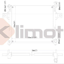 Klimoto Radiator | fits Jeep Commander 2006-2010 Grand Cherokee 2005-2010 3.0L 3.7L V6 4.7L 6.1L V8 | Replaces CH3010327 55116842 55116849 55116849AB 55116849AC