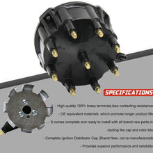 Ignition Distributor Cap Compatible with Mercruiser GM V8 Engine with Thunderbolt IV With Replace OE Part # 187523, 805759Q3, 805759T3, 815407A2