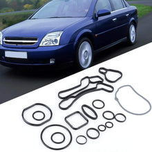 Oil Cooler Seals, Rubber Engine Oil Cooler Gasket Seals Set 55355603 Repair Kit Fit for Vauxhall Astra