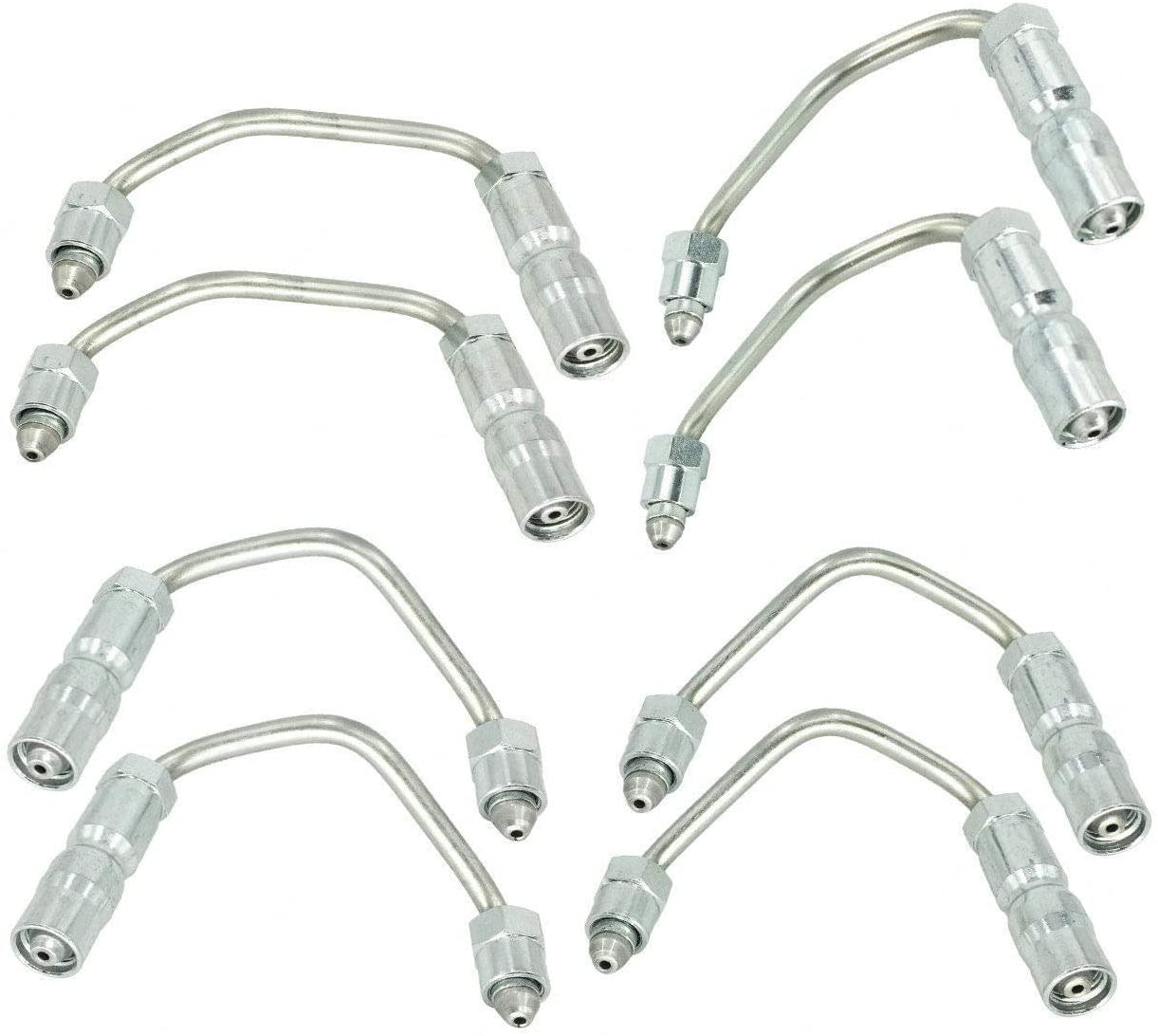 Fuel Injector Supply Line Lines For 01-04 Chevrolet GMC Chevy 6.6L Duramax LB7 Cylinders 1 2 3 4 5 6 7 8 Full Set Replaces OE#s 97188723, 97188722, 97188721, 97188720
