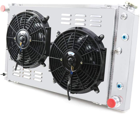 OzCoolingParts 3 Row Core Aluminum Radiator + 2 x 10