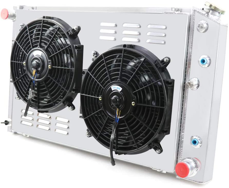 OzCoolingParts 3 Row Core Aluminum Radiator + 2 x 10