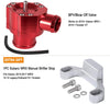 Manual Shifter Stop Shift Linkage Bushing Gap Removal For Subaru 2015+ WRX/10-14 Legacy/Outback/14+ Forester - Shift Stop Removes Loose and Sloppy Shift Gate Feel in Minutes! (red)