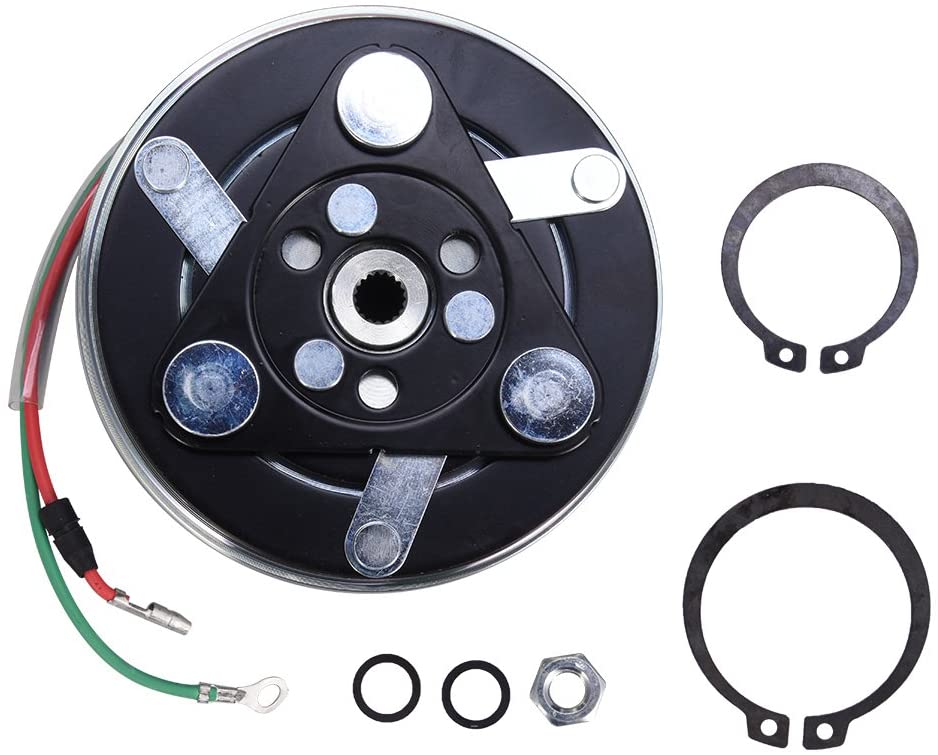 Catinbow AC Compressor Clutch Assembly 38800RZYA010M2 Repair Kit with Pulley Bearing, Electromagnetic Coil & Plate for HONDA CR-V 2007-2014 2.4L