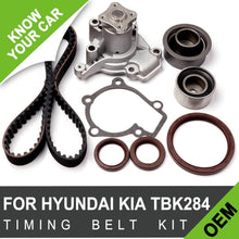 Scitoo New Timing Belt Water Pump Gasket Set Fits Kia Sportage Spectra Spectra5 Hyundai Elantra Tiburon Tucson Engine G4GF 2.0L DOHC
