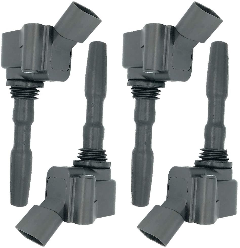 04E905110 Ignition Coils Pack For V-W Golf VI VII Polo Skoda A1 A3 Q3 1.2T 1.4T 2011- (4) (4)