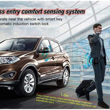 NHIMIO 10pcs Auto car start stop engine system with keyboard PKE Keyless Entry Engine Alarm System set password open/close door