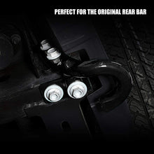 XBEEK Left Rear Tow Hook for 2018 2019 2020 Jeep Wrangler JL JLU (Black)