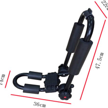 NOPOCA NP5674 Kayak/Canoe/Surf Ski/Boat/Snowboard 2pc J-Style Roof Rack Carrier Mounted on Car SUV and Truck Crossbar