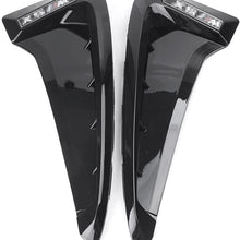 Newsmarts Car Air Flow Side Vent Fender Trim Decoration Sticker Exterior Shark Grille Décor for BMW X5