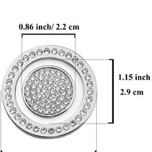 TopDall Electronic handbrake Bling Crystal Shiny Diamond Accessory Interior Sticker Compatible with Land Rover