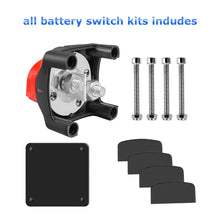 Nilight Battery Switch 12-48V Waterproof Heavy Duty Battery Power Cut Master Switch Disconnect Isolator for Car Vehicle RV and Marine Boat (On/Off),2 Years Warranty