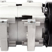 SCITOO A/C Compressor Pump Compatible with CO 101220C for 1990-1995 for Ford F-150 F-250 F-350 F-53 4.9L 7.5L