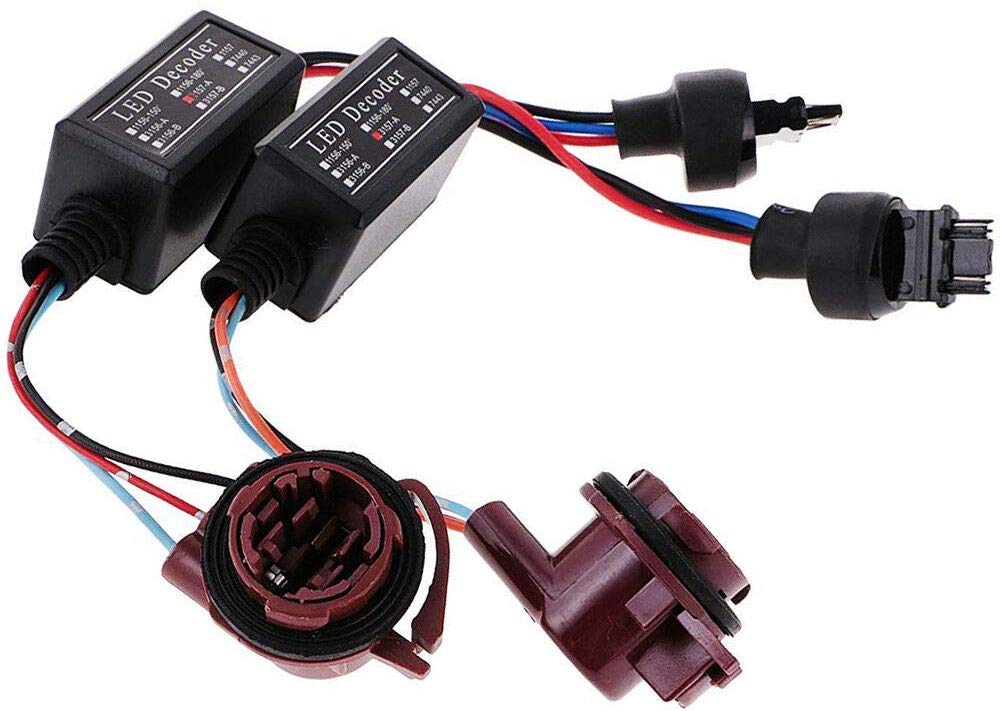 2 Stück 3157 LED Decoder Adapter Anti Hyper Blink Blitz Fehler Canbus Bremse Abbrechen 2 Stück 3157 LED Decoder Adapter Anti Hyper Blink Blitz Fehler Canbus Bremse Abbrechen
