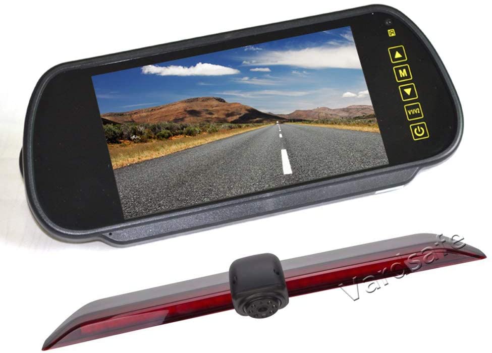 Vardsafe VS691K Brake Light Parking Rear View Reverse Camera & 7