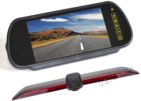 Vardsafe VS691K Brake Light Parking Rear View Reverse Camera & 7
