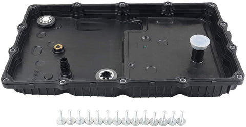 GELUOXI Transmission Oil Pan for 2013-2016 Hyundai Genesis 3.8L/ Genesis Coupe 2.0L 3.8L/ 2015-2017 Kia K900 3.8L 45280-4F001 45280-4E020