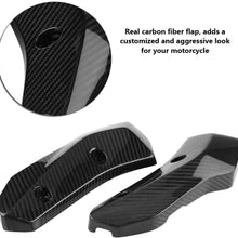 Motorcycle Radiator Cover Protector Glossy Black Carbon Fiber Radiator Side Grille Guard - Moto Front Top Gas Tank Cover Fit for Yamaha MT-07 FZ-07